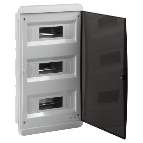  Корпус встраиваемый COMFORT ЩРВ-П-36 IP40 пластик. прозр. крышка бел. Эра Б0067241 фото в каталоге от BTSprom.by