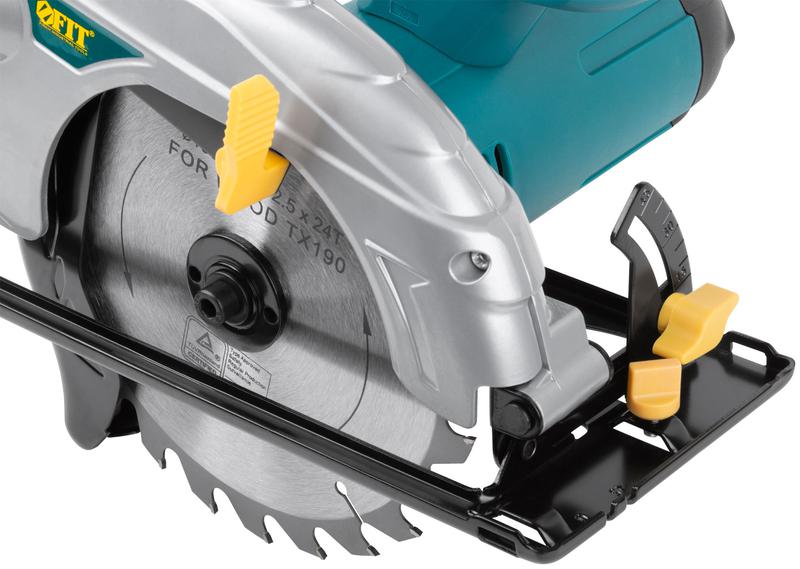  Пила дисковая 1300Вт 4700об/мин 190/20мм железная опора FIT 80405 фото в каталоге от BTSprom.by