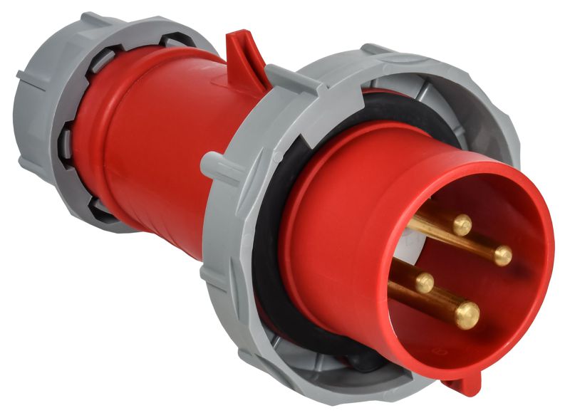 вилка переносная сси-0242 32а 6ч 380в 3p+pe ip67 iek psr02-032-4-0-67 от BTSprom.by