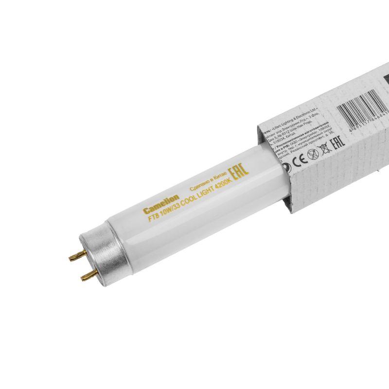 лампа люминесцентная ft8-10w/33 10вт t8 4200к g13 camelion 5873 от BTSprom.by