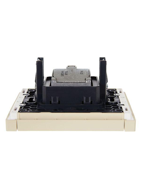  Розетка 2-м TV+SAT FORTE&PIANO FP438 ваниль IEK FP-AF20-O-K10 фото в каталоге от BTSprom.by