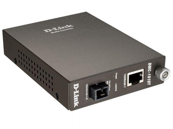медиаконвертер dmc-1910t/a9a wdm (1 порт 1000base-t + 1 порт 1000base-lx; разъем sc (тх: 1550 нм; rx: 1310 нм для одномод. оптич. кабеля (до 15км) d-link 189623 от BTSprom.by