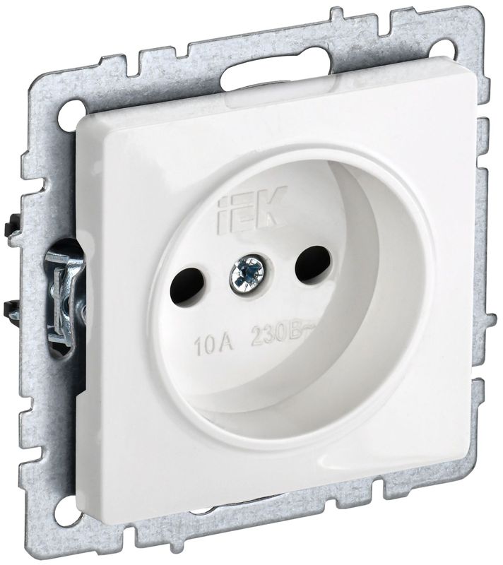 розетка сп brite рсш10-2-брб 10а без заземл. защ. шторки механизм бел. iek br-r13-10-k01 от BTSprom.by