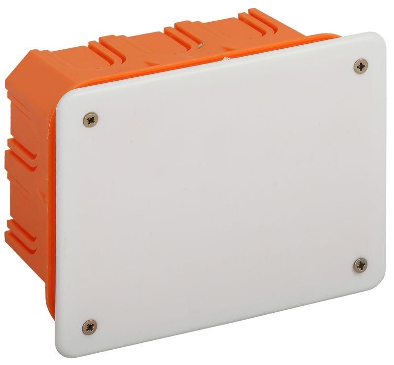 коробка распаячная krt 120х92х45мм для твердых стен саморез. крышка ip20 эра б0047257 от BTSprom.by