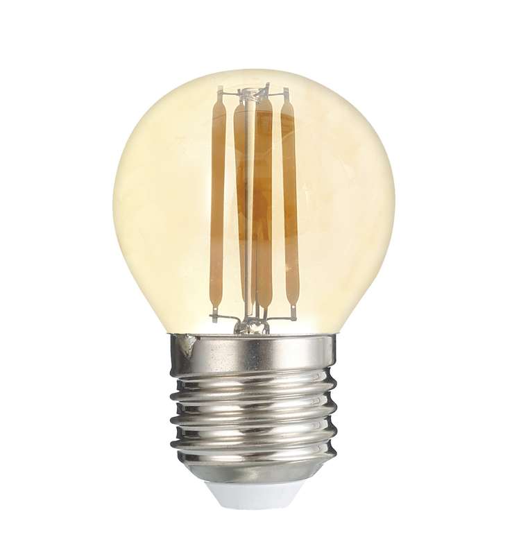 лампа светодиодная филаментная pled omni 8вт g45 3000к тепл. бел. e27 230в/50гц gold jazzway 5021600 от BTSprom.by