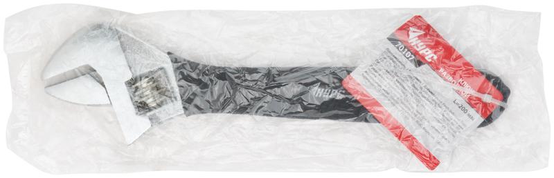  Ключ разводной 200мм (25мм) антискользящее покрытие рукоятки КУРС 70107 фото в каталоге от BTSprom.by