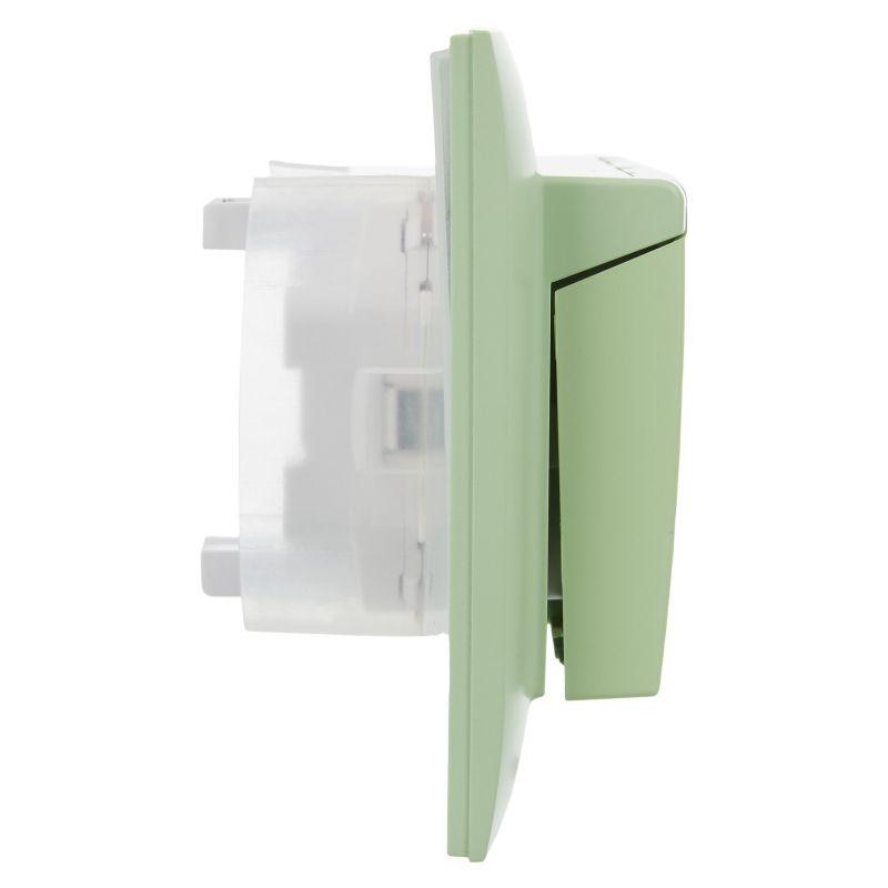  Розетка 2-м SKANDY 16А IP44 с крышкой в сборе SK-R12G мятный IEK SK-R26-16-44-K06-F фото в каталоге от BTSprom.by