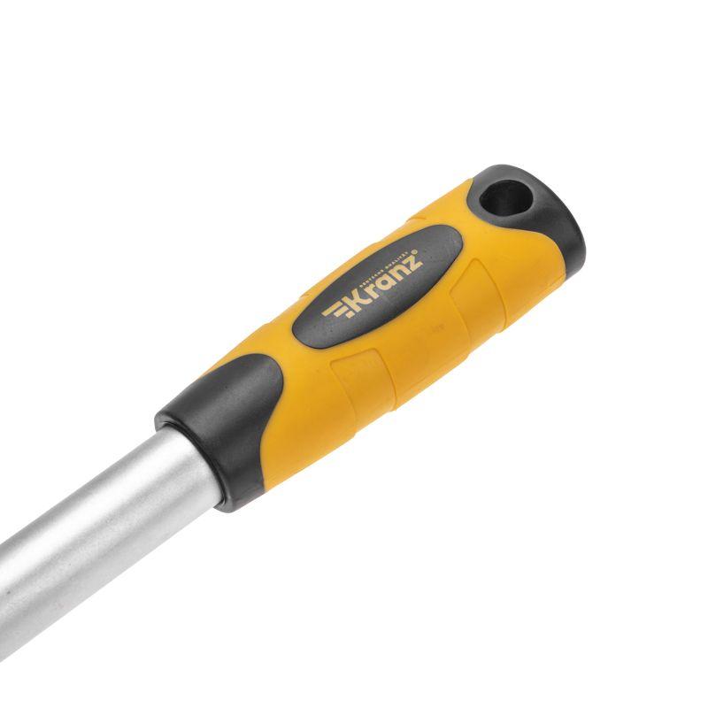  Ключ телескопический трещоточный 1/2 330-460мм CrV двухкомпонентн. рукоятка Kranz KR-12-8411 фото в каталоге от BTSprom.by