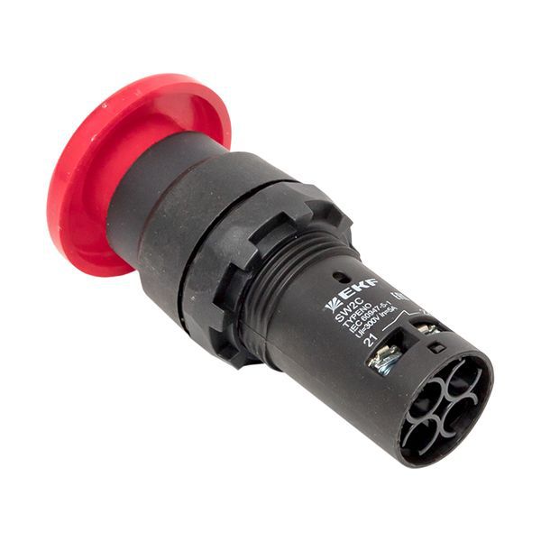  Кнопка SW2C-11MZ повор. гриб кр. NO+NC EKF sw2c-mz-r фото в каталоге от BTSprom.by