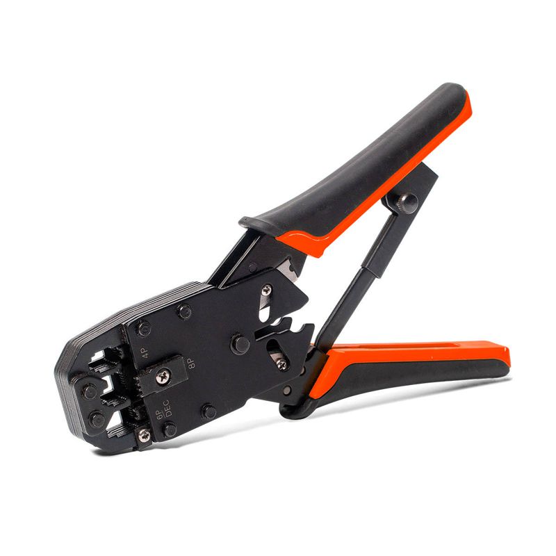 кримпер многофункциональный с 3-мя смен. модулями для обжима rj-45 rj-12 rj-11 квт 79759 от BTSprom.by