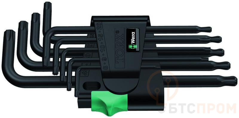 Набор Г-образных ключей 967/9 PKL TORX BlackLaser 1 9 предметов (TX 8/9/10/15/20/25/27/30/40) Wera WE-024242 фото в каталоге от BTSprom.by  Набор Г-образных ключей 967/9 PKL TORX BlackLaser 1 9 предметов (TX 8/9/10/15/20/25/27/30/40) Wera WE-024242 фото в каталоге от BTSprom.by