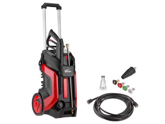очиститель высокого давления wortex pw 1740 2.40 квт, 170 бар, 510 л/ч (мойка высокого давления, автомойка, ф-ция самовсасывания, шланг 8 м, 4 веерных и 1 роторная насадки) pw174000025 от BTSprom.by
