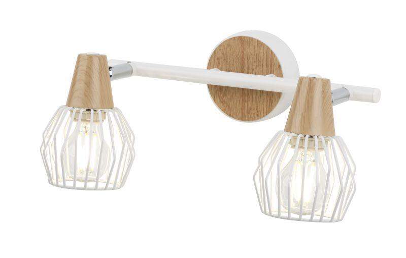 светильник настенно-потолочный спот naturale 7002-702 2хe14 40вт поворотный rivoli б0038097 от BTSprom.by