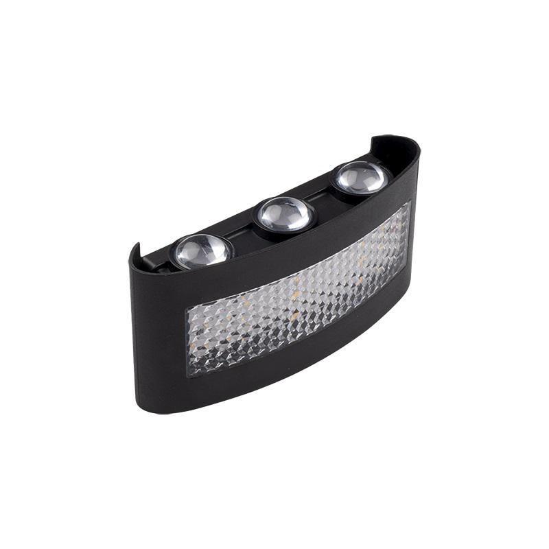 светильник светодиодный pwl-81170 6вт+4вт 3000к ip54 230в bl архитектурный черн. jazzway 5068711 от BTSprom.by