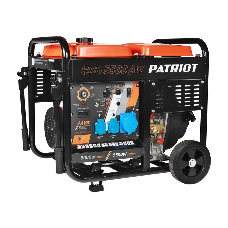 генератор дизельный grd 5500aw patriot 472702255 от BTSprom.by