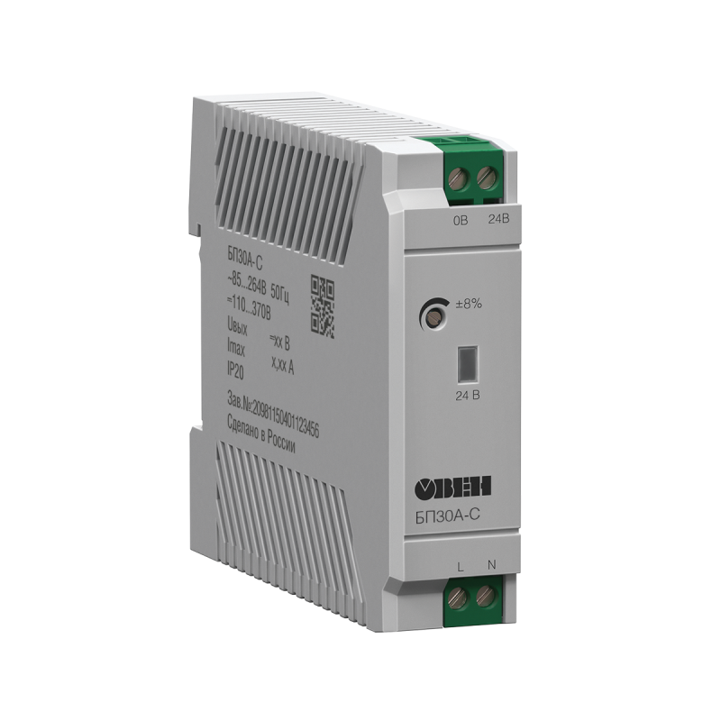  Блок питания БП60А-24С ОВЕН 102821 фото в каталоге от BTSprom.by