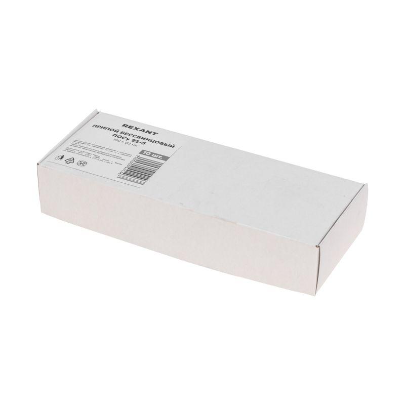  Припой ПОСу 95-5 100г d2мм (олово 95% сурьма 5%) бессвинцовый ГОСТ 21931-76 катушка Rexant 09-3513 фото в каталоге от BTSprom.by