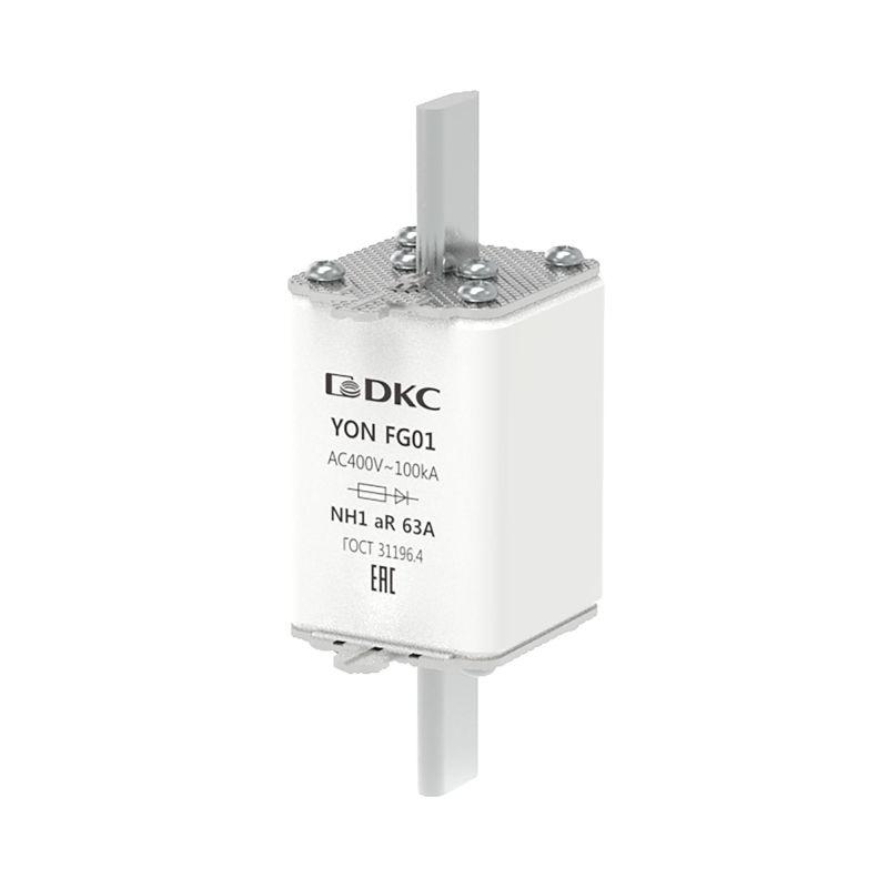 предохранитель yon ножевого типа fg1 63а 400в хар-ка ar dkc 1fg01-0063-400v-ar от BTSprom.by