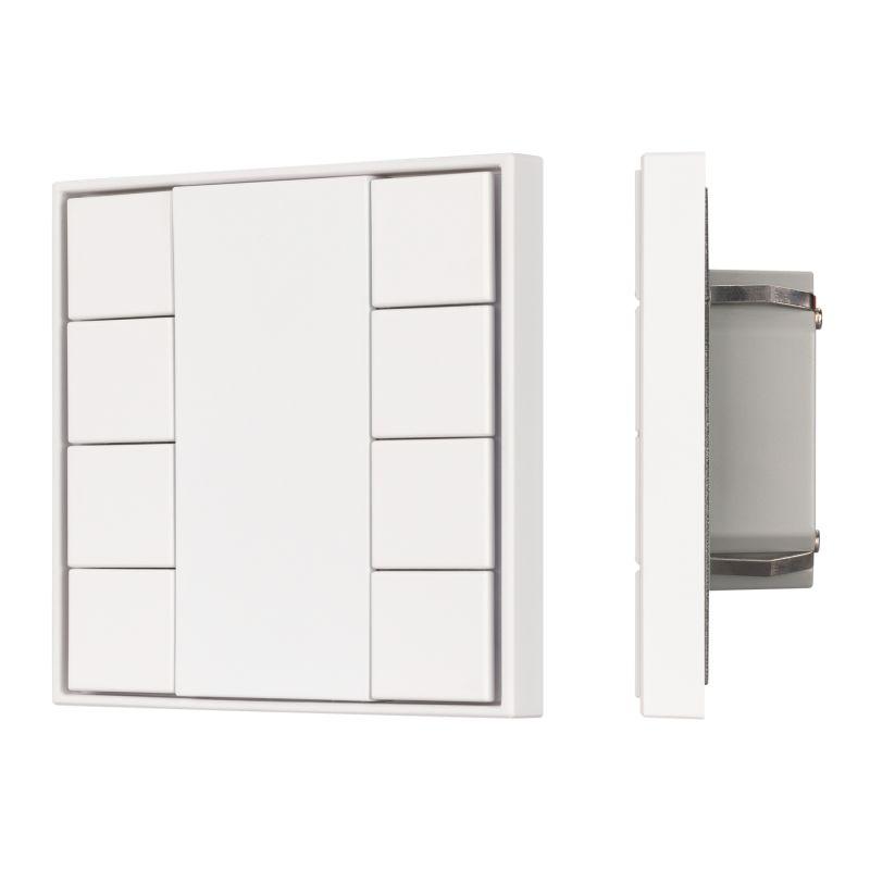 панель кнопочная knx-301-22-8-sh-in white (bus frame) (ip20 пластик) intelligent arlight 037723 от BTSprom.by