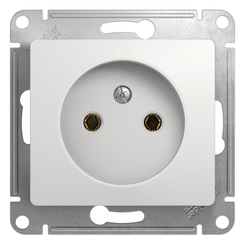 розетка 1-м сп glossa 16а ip20 без заземл. механизм бел. se gsl000141 от BTSprom.by