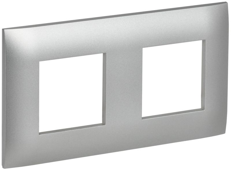 рамка 2-м skandy sk-f02s серебр. iek sk-m22-k23 от BTSprom.by