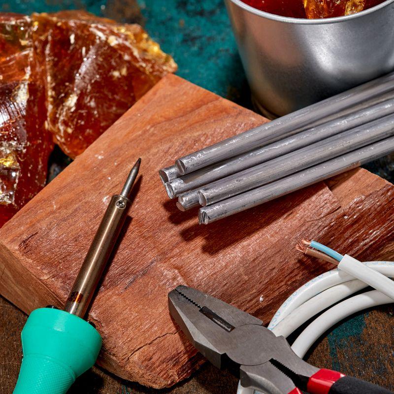  Припой пруток ПОС-90 d8мм L400мм ГОСТ 21931-76 олово 90% свинец 10% (уп.5кг) Rexant 09-3593 фото в каталоге от BTSprom.by