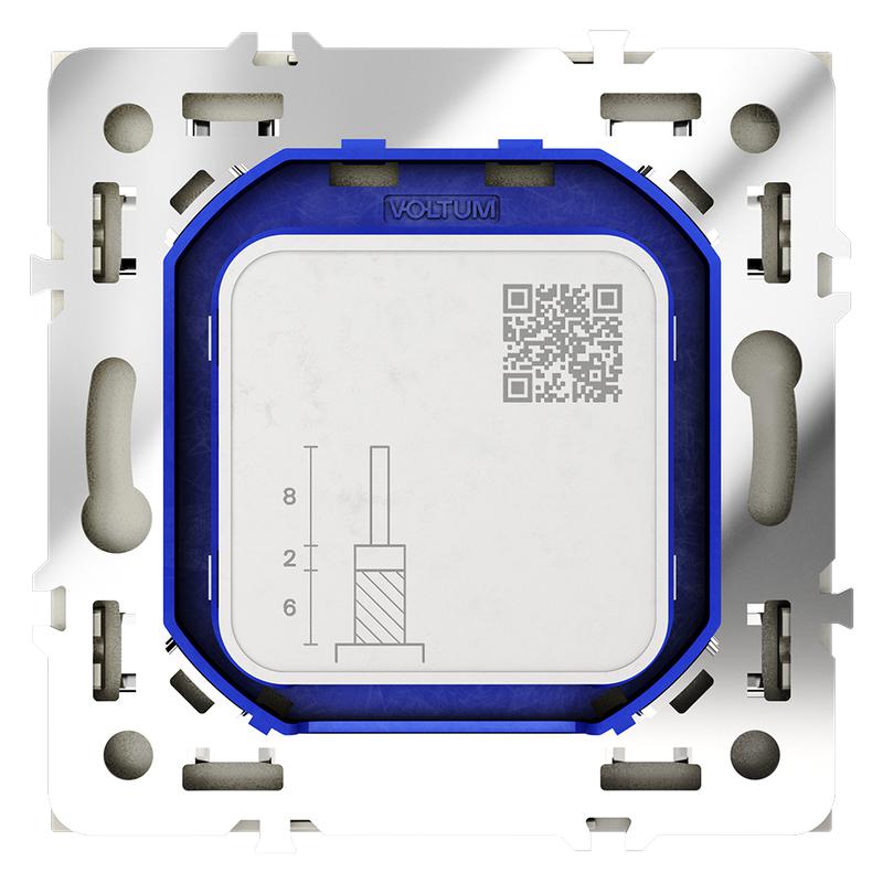  Розетка телевизионная оконечная TV + SAT 2-м СП S70 механизм шелк Voltum VLS060404 фото в каталоге от BTSprom.by