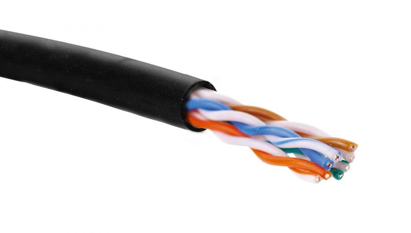 кабель u/utp кат.5e 4 пары 24 awg нгa-hf внутр. прокладки черн. коробка (305м) eurolan 19c-u5-12bl-b305 от BTSprom.by