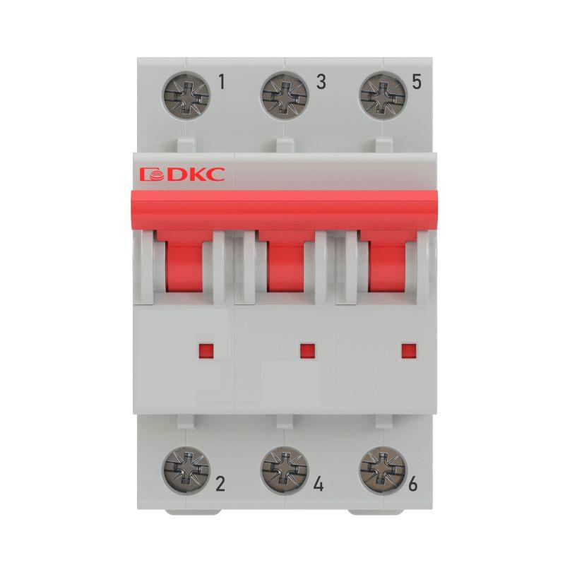  Выключатель автоматический модульный 3п C 13А 6кА MD63 YON MD63-3C13-6 фото в каталоге от BTSprom.by