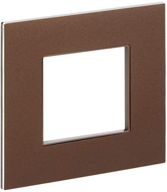 рамка 1-м skandy sk-f31br металл шоколад iek sk-m12-m-k30 от BTSprom.by
