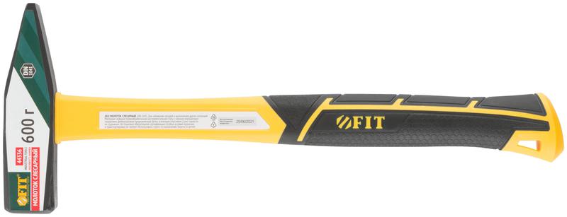  Молоток кованый Профи 600г фибергласовая усилен. ручка FIT 44336 фото в каталоге от BTSprom.by