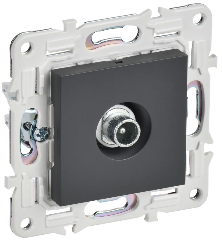 розетка телевизионная проходная tv skandy sk-a17t титан iek sk-a10-p-k48 от BTSprom.by