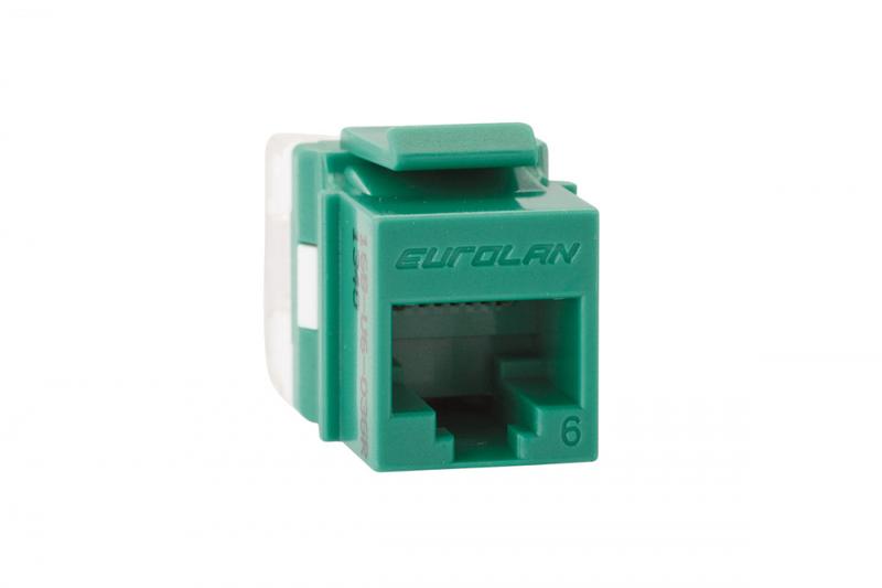 модуль utp кат.6 keystone зел. eurolan 16b-u6-03gr от BTSprom.by