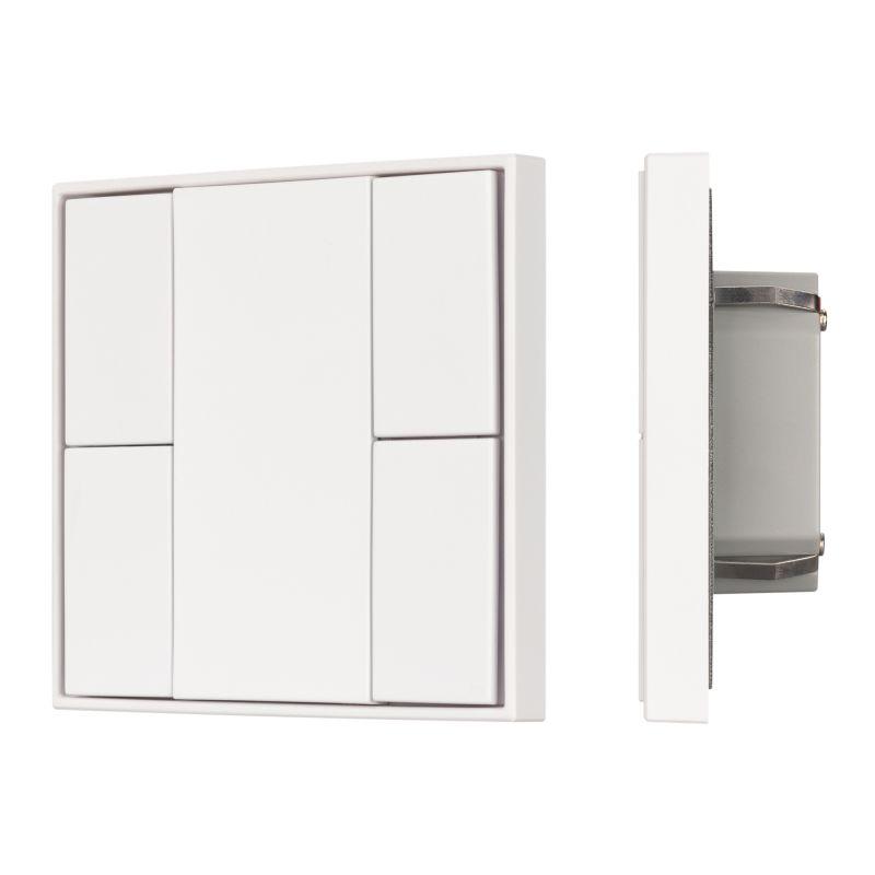 панель кнопочная knx-301-22-4-sh-in white (bus frame) (ip20 пластик) intelligent arlight 037722 от BTSprom.by