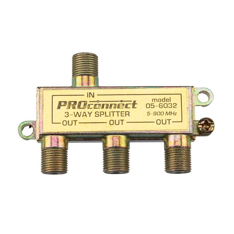  Делитель ТВ "краб" х3 под F разъем 5-900 МГц PROCONNECT 05-6032 фото в каталоге от BTSprom.by