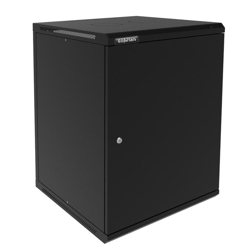 шкаф телекоммуникационный настенный твс-15u-600-600-мр-9005 suprlan 05-2157-b от BTSprom.by