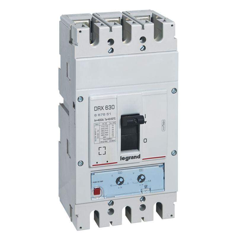 выключатель автоматический 3п 400а 36ка drx630 термомагнитн. настраив. расцеп. leg 667651 от BTSprom.by