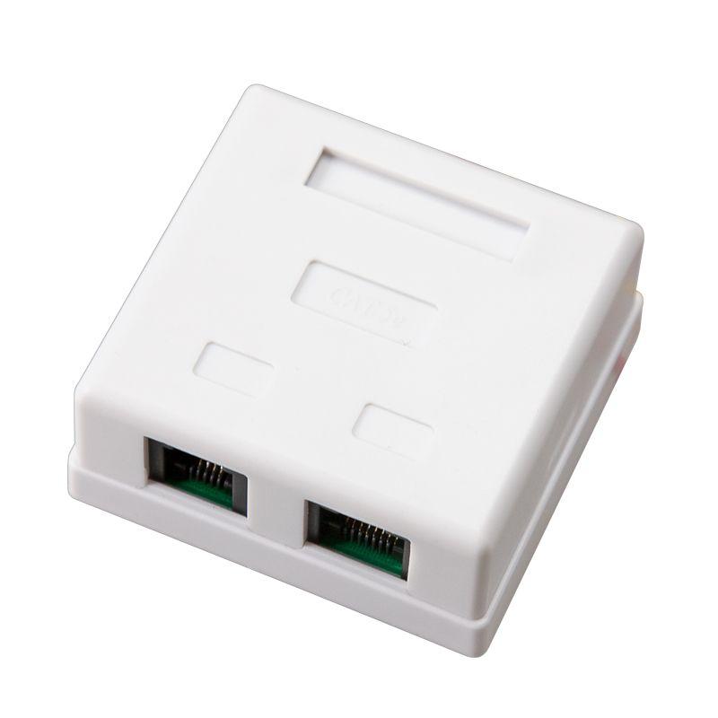 розетка компьютерная + телефонная 2-м оп rj45 + rj11 utp неэкранир. комбинир. rexant 03-0120 от BTSprom.by