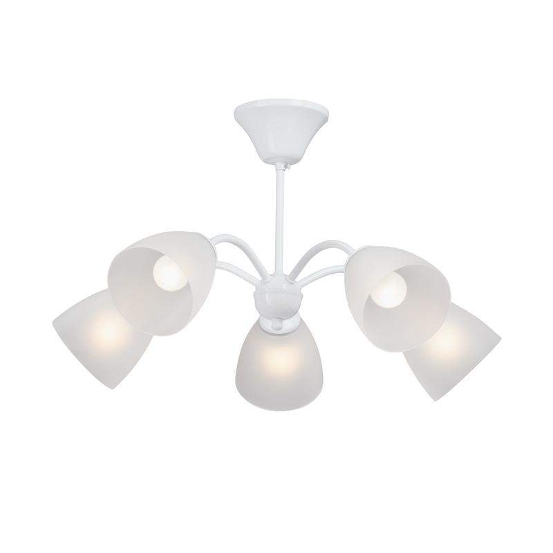  Люстра V3929-0/5PL 5хE27 макс. 40Вт плафон ПП Vitaluce V3929-0/5PL фото в каталоге от BTSprom.by