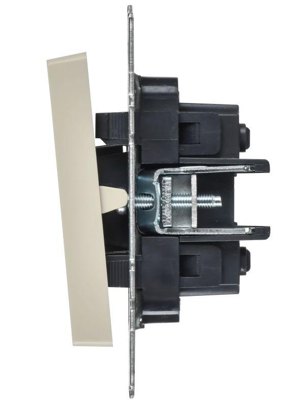  Выключатель перекрестный 2-кл. СП BRITE ВС10-2-3-БрКр 10А механизм беж. IEK BR-V23-0-10-K10 фото в каталоге от BTSprom.by