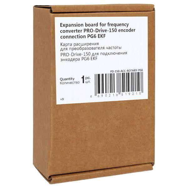  Карта расширения для преобразователя частоты PRO-Drive EKF PD-150-ACC-ROTARY-PG6 фото в каталоге от BTSprom.by