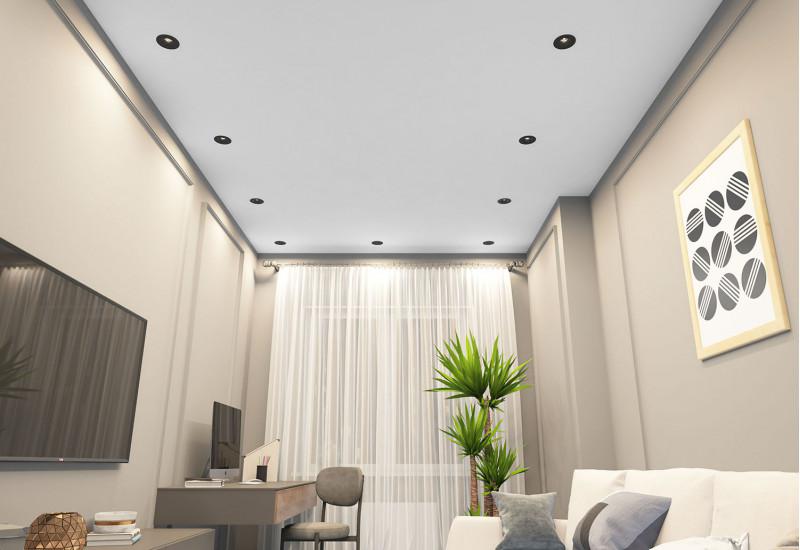  Светильник 50Вт GU10 IP20 встраив. алюм. черн. DENKIRS 677524 фото в каталоге от BTSprom.by