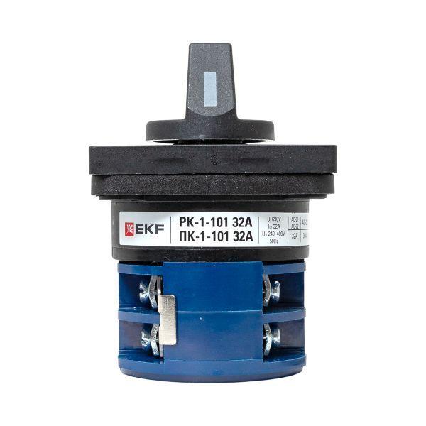  Переключатель кулачковый ПК-1-101 1п 32А "0-1-2-3" EKF pk-1-101-32 фото в каталоге от BTSprom.by