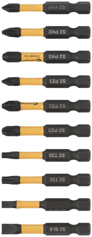  Набор торсионных бит 50мм "Подвесной" profi plus 10 предметов Cutop 83-870 фото в каталоге от BTSprom.by