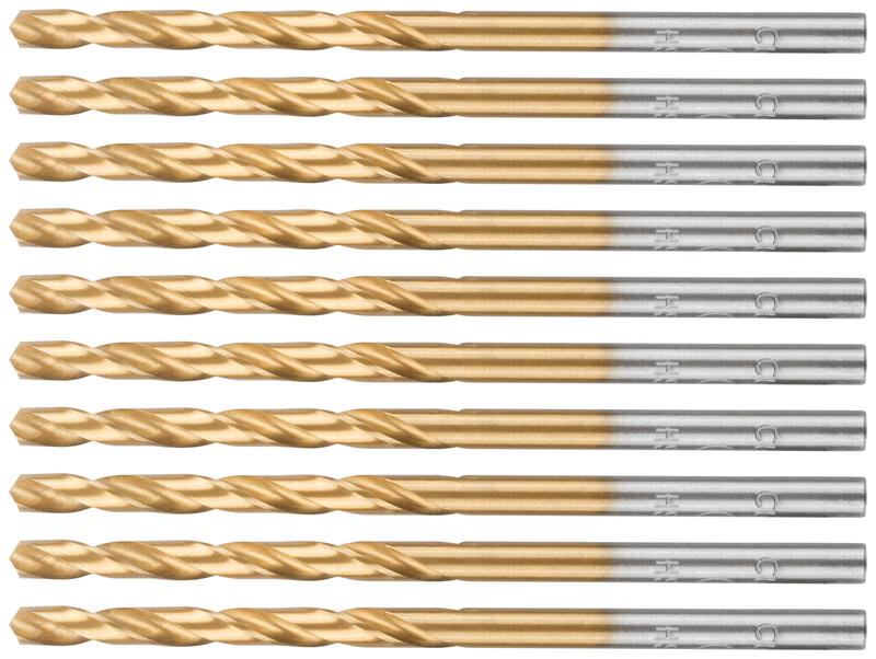  Сверло по металлу Profi с титановым покрытием 3х61мм (уп.10шт) Cutop 52-432 фото в каталоге от BTSprom.by