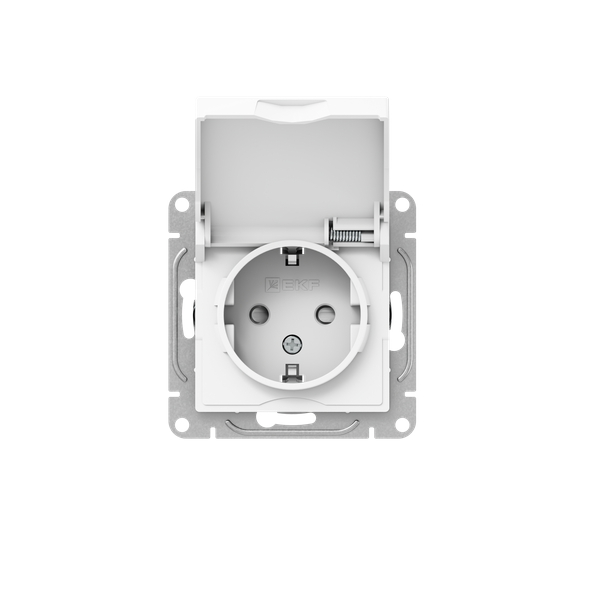 розетка сп эпика 16а ip44 с заземл. защ. шторки с крышкой механизм бел. ekf up1-sow-111-44 от BTSprom.by
