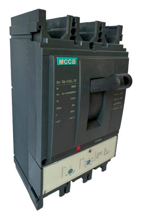  Выключатель автоматический MCCB BA-TM-630L/3P 630А (тепломагнитый ТМ ICU:50KA) ELTEC 1200630 фото в каталоге от BTSprom.by