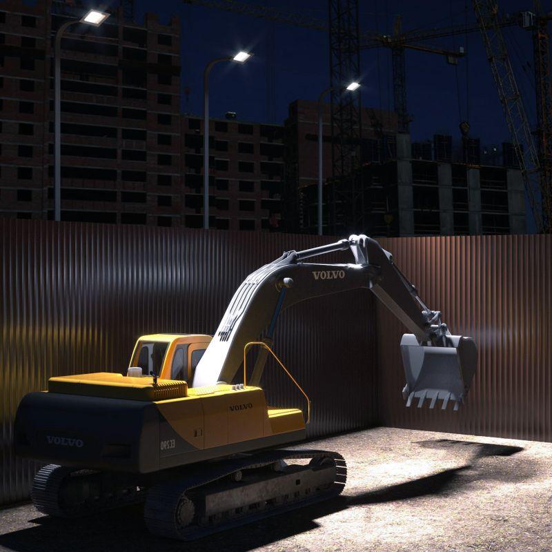  Прожектор светодиодный Elementary 100Вт 6500К IP65 8500лм 175-265В ДО ПРОМО G2 черн. GAUSS 613100100P фото в каталоге от BTSprom.by