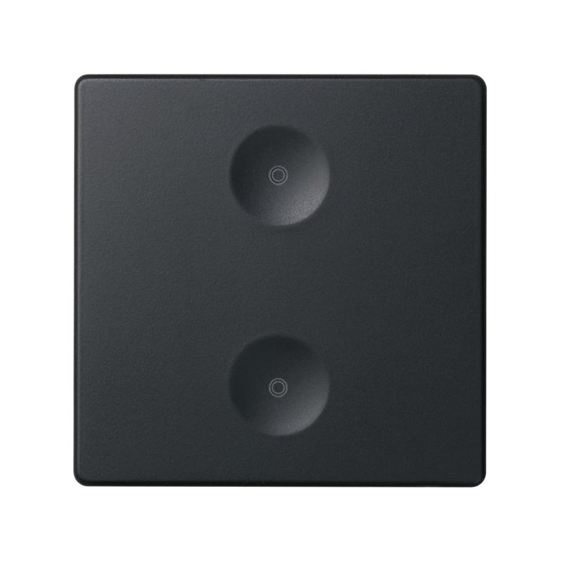 выключатель сенсорный 2-кл. сп simon 82 sense ip20 без маркир. графит simon 8000621-038 от BTSprom.by