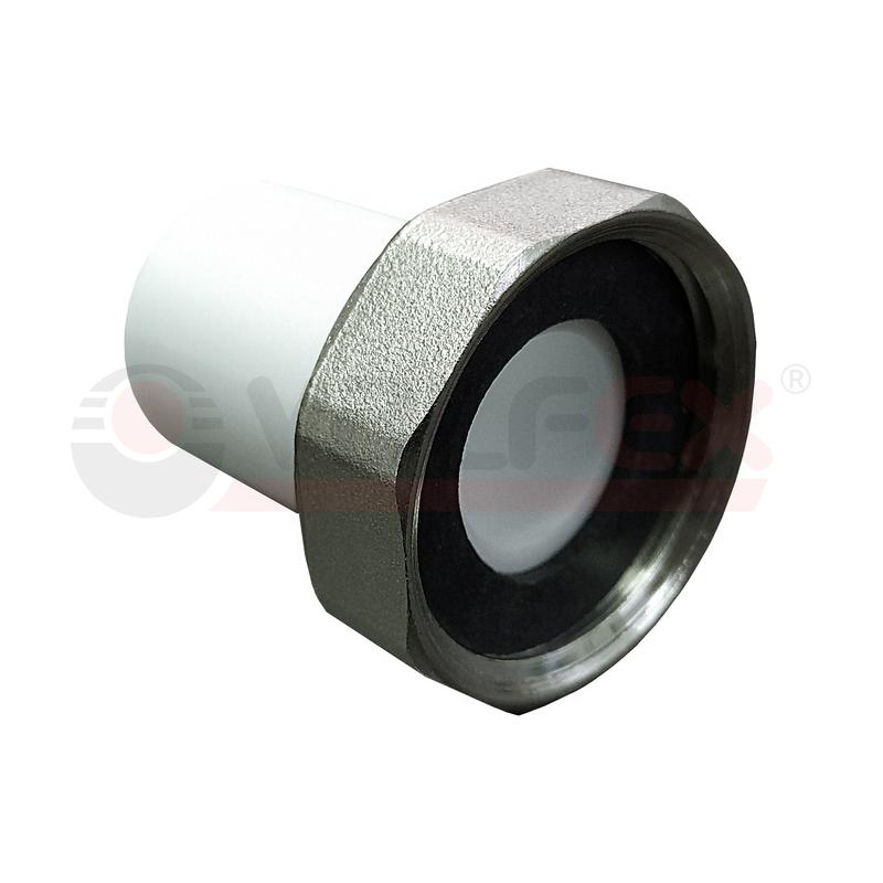 штуцер с накидной гайкой 20х3/4дюйм (300/50) сер. valfex 10136020г от BTSprom.by
